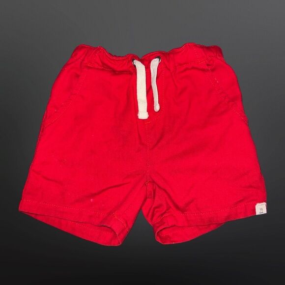 Baby Me & Henry Red Twill Shorts Size 12-18 Months - Picture 6 of 6